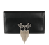 Embellished Peace Fold Over Clutch, front view
